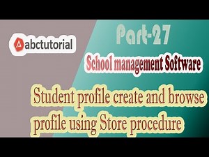SMS-27: Student profile create and browse profile using Store procedure AngularJS Jquery ASP.NET
