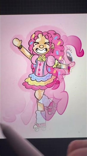 She was super fun to draw! Rainbowdash next #mlp #mylittlepony #pinkiepie #art #foryou #fyp #shorts