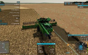 Farming Simulator 22模拟农场22 courseplay autodrive联合收获玉米
