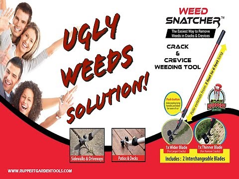 Weed Snatcher, The Ultimate Crack & Crevice Weeding Tool