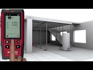 HOW TO calculate areas and volumes with the Hilti PD-E laser distance measurer