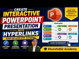 Create Interactive PowerPoint Presentation with Hyperlinks | Step-by-Step PPT Tutorial