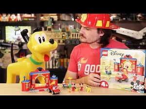 LEGO Disney Mickey & Friends Fire Truck & Station Review! Summer 2021 Set 10776!