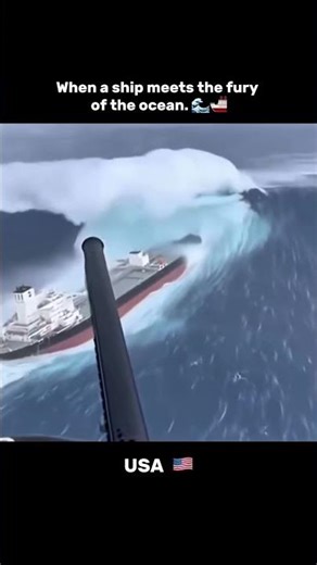 Waves Swallow This Ship… Then It Comes Back Up