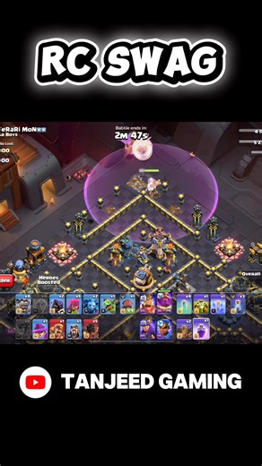 23K views · 276 reactions | RC SWAG Live War Attack on Top 1 Base with Fireball Meteor Golem Army | Tanjeed Gaming | Facebook