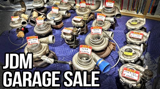 Japanese tuner shop’s garage sale - everything was so cheap!