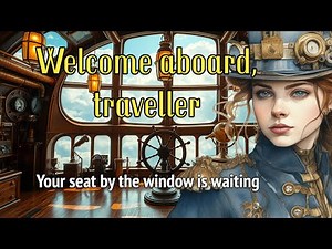 ABOARD THE TIME-TRAVELLING AIRSHIP • Cozy Steampunk Ambience & Relaxing Music