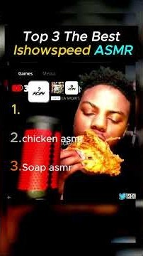 Top 3 The Best Ishowspeed ASMR #ishowspeed #subscribe #ranking