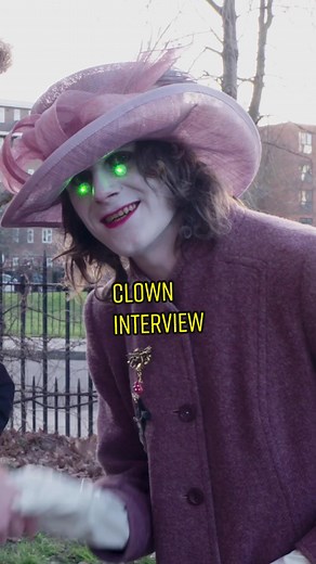 Funny Clown Interview: Never-Ending Handshake 😂😂