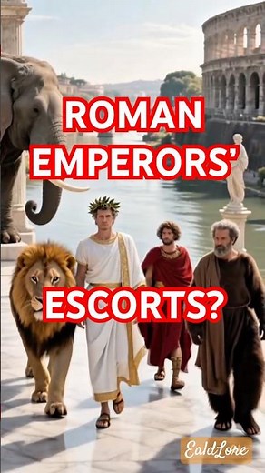 🏛️ Roman Emperors and Their Escort Animals 🐾
