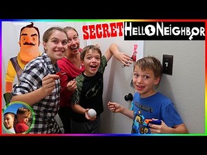 Secret Hello Neighbor In Real Life Game / Steel Kids