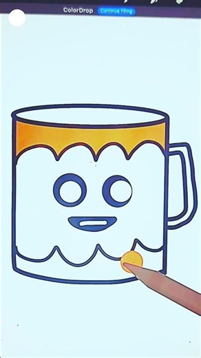 How to Draw a Cute Cartoon Mug in Procreate | Easy Digital Art Tutorial