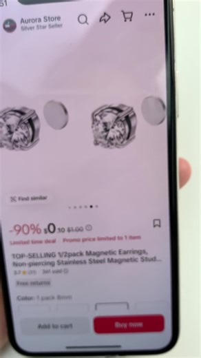 2026 New earrings #erringsformen #magneticearrings #jewelrytrends #ootd #looksmax