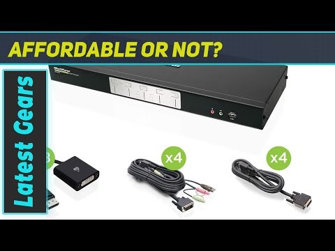 IOGEAR 4-Port Dual-Link Dual View DVI and DisplayPort KVMP Kit: The Ultimate Multi-Computer