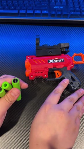 Upgrading My Nerf Pistol 🔫 #nerf #funny #shorts #comedy #cool