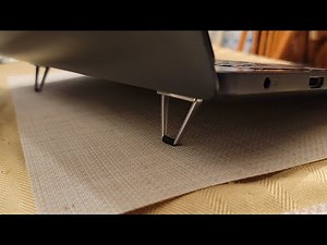 Mini Universal Adjustable Metal Laptop Stand Riser Replacement Rubber Feet Alternative