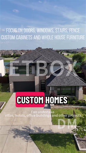 Tired of managing too many suppliers? ET BOX helps builders, developers, and designers streamline their projects. We support North American B2B projects, including custom residential and hotel developments. From custom spiral staircases and aluminum doors and windows to cabinetry, full-house furniture, and interior design, everything is handled in one place. You can review our U.S. project portfolio first and then decide whether to visit our 4.3-million-square-foot factory in China. All products