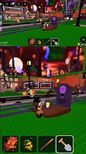 Excavando la Tumba en STEAL A BRAINROT 🎃 #roblox #stealabrainrot #brainrot #gaming #halloween