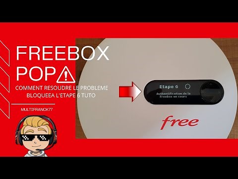 FREEBOX POP HOW TO SOLVE THE PROBLEM BLOCKED AT STEP 6 TUTORIAL.📟🤔📊