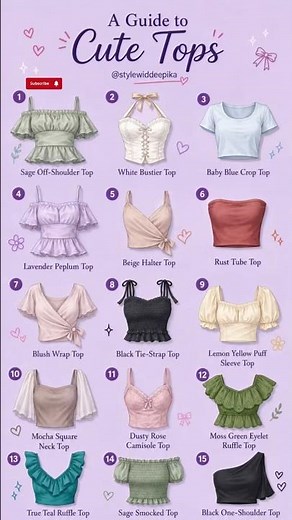 15 Cute Tops for Women | Feminine Top Styles & Outfit Inspiration ✨ #shorts #ytshorts