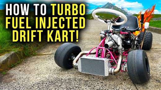 DIY Turbo Drift Kart Build–125cc/150cc/200cc Fuel Injected