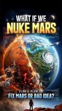 Nuclear Bomb on Mars: What Really Happens? (It's Not What You Think!) #shorts #spacefacts