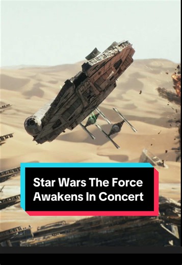 Star Wars: The Force Awakens with a live orchestra #theroyalalberthall #orchestra #liveorchestra #starwars