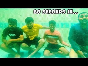 மூச்சு புடி காசை புடி. Underwater Breath Holding Challenge, Wins ₹10000