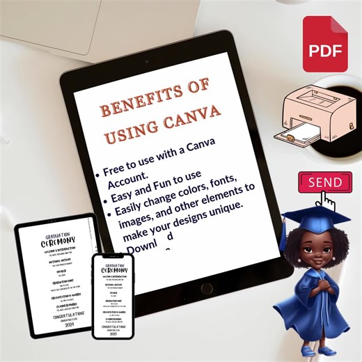 Pre-k Graduation Program Template: Editable Ceremony Script (digital Download) - Etsy