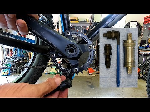 How to Use a Crank Puller and how to Replace a Tapered Square Bottom Bracket