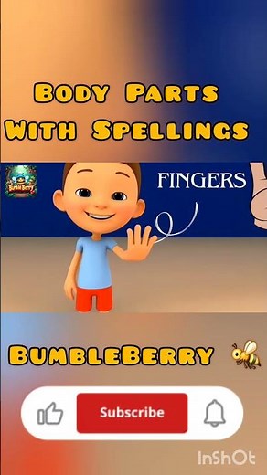 Body Parts for Kids | Learn English | Episode 3 | Parts of Body Name | Bumbleberry