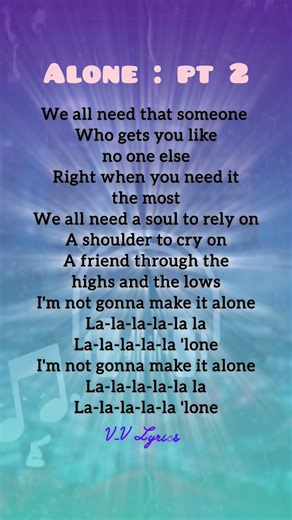 Alan Walker & Ava max Alone (Pt. Il lyrics) #lyrics #alone