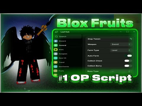 Blox Fruits Script (No Key) GUI - Auto Farm, Auto Dungeon, ESP, Sea Event, Auto Raid, Mastery Farm!