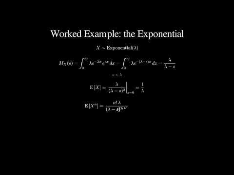 Moment Generating Functions