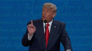 Trump's microphone was muted once during the debate