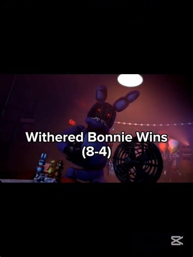 Withered Bonnie vs Rotten Bonnie and Withered Foxy vs Rotten Foxy #fnaf #edits