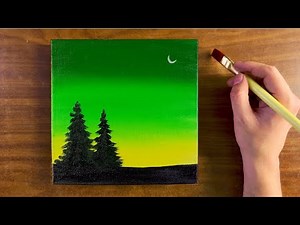 Easy Nature Painting for Beginners | Acrylic Painting Tutorial for Beginners