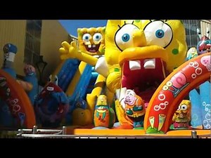 CASTILLO HINCHABLE DE BOB ESPONJA SALTAMOS? (Inflatable SpongeBob) | Palma de Mallorca | AUDIOVISOR