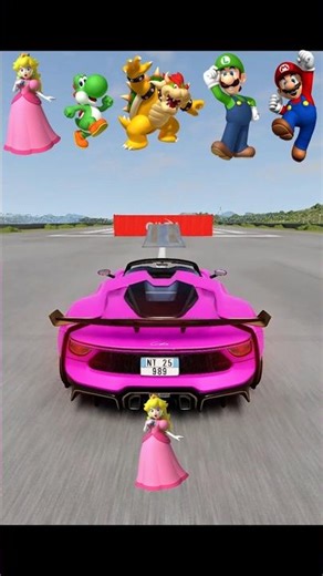 Mario Cars jump challenge - beamNG.drive