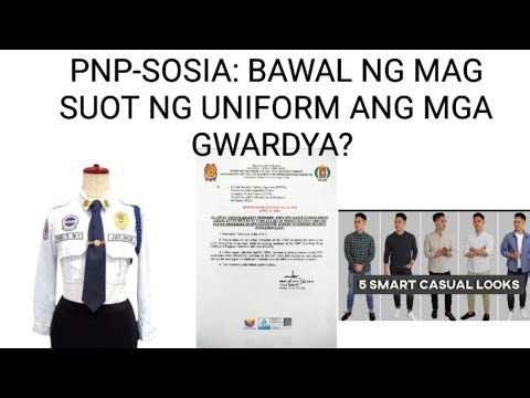 PNP SOSIA: MGA GWARDYA BAWAL NG MAGSUOT NG UNIFORM KAPAG KUKUHA NG LISENSYA