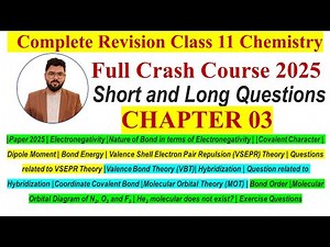 Crash Course 2025 Chapter 03 Class 11 Chemistry (Federal Board)