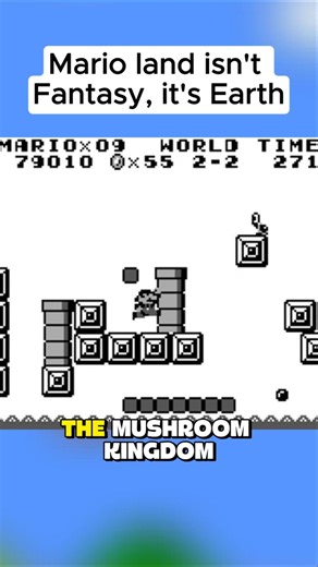 The Mushroom Kingdom does not exist in Super Mario Land #nintendo #retrogaming #mario