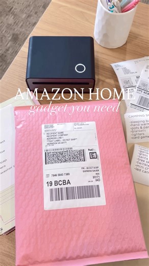 Here’s the link https://amzlink.to/az0o5eiRRVBtu for this at-home shipping label printer from Amazon! It can print return labels straight from your camera role or use it to print checklists grocery lists, & organizing labels! ✅ #organizedhome #amazonmusthaves #amazonfinds #thesistershoppers #amazonfavorites | The Sister Shoppers