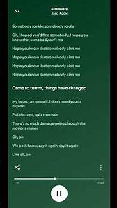 Somebody Lyrics – Jung Kook | BTS Jungkook | GOLDEN Era ✨