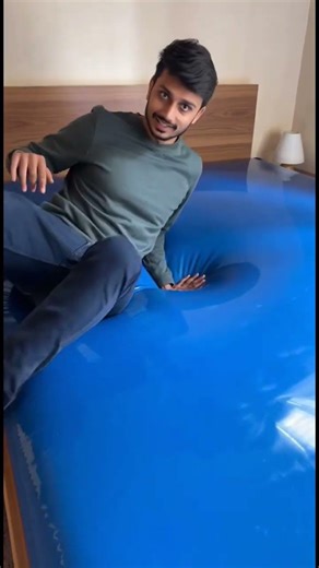 Waterbed testing 🤣 #viral #funny