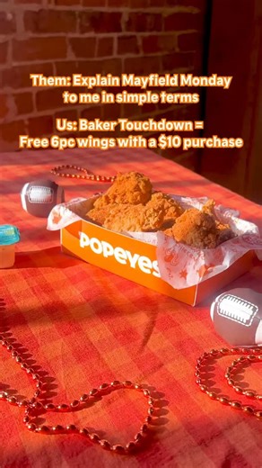 @popeyes on Instagram: "Get it? Got it? Good. See ya Monday (hopefully). At part. US rest. Terms apply: popeyes.com/offer-terms"