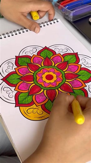 I love colour therapy #slowliving #colouring #romanticizingmylife #therapy #ytshorts