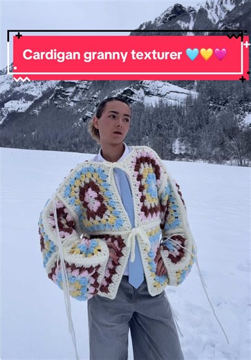 Crochet Cardigan Granny Square Tutorial