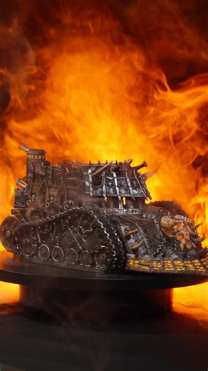 🔥 The Inferno Tank isn’t just a vehicle, it’s survival itself. In the eternal wars of hell, devils crafted this war machine to crush foes and carve paths through flames. Now, it’s yours to command. 💀 Load your minis inside, roll into battle, and let your party ride through the underworld’s fury. The “Shades of Hell” bundle brings the Inferno Tank to your table. Will your heroes ride to glory… or be buried in fire? CREDITS: Concept by @davidlsilva Sculpted by @alex.marik Painted by @adrianomart
