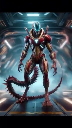 IronMan+Xenomorph=🔥#marvel#marvelfusion#marvelmashup#marvelremix#aivideo#ai#aiart#fyp#shorts#hybrids
